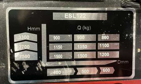 Tolóoszlopos targonca 2021  EP Equipment ESL 122, 3300mm, NEU, 1200kg Hubwagen wie Still (9)