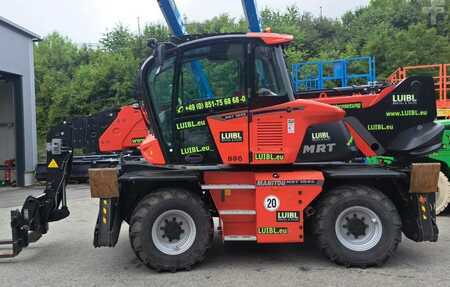 Telescopic forklift rigid 2022  Manitou MRT 1845, previous 1840, rotating telehandler 18m (1)