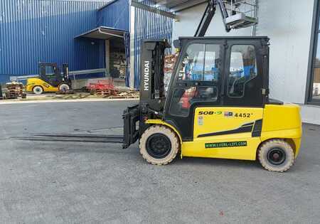 Chariots électriques à 4 roues 2017  Hyundai 50 B-9, Gabelstapler, Vollkabine,Forklift 5t, 4,3m (1)