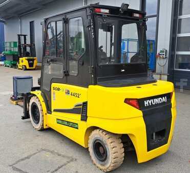 Elektro čtyřkolový VZV 2017  Hyundai 50 B-9, Gabelstapler, Vollkabine,Forklift 5t, 4,3m (3)