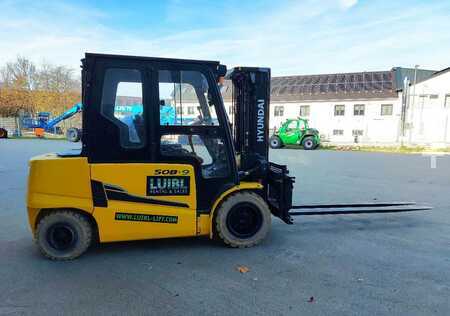 Hyundai 50 B-9, Gabelstapler, Vollkabine,Forklift 5t, 4,3m