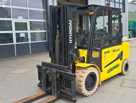 Chariots électriques à 4 roues 2017  Hyundai 50 B-9, Gabelstapler, Vollkabine,Forklift 5t, 4,3m (7)