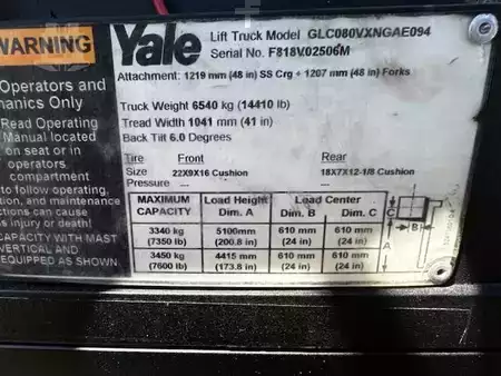 Propane Forklifts  Yale GLC080VX (5)