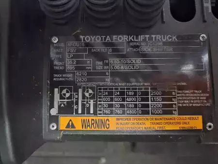 4-Wheel Electric 2022  Toyota 8FGU15 (5)