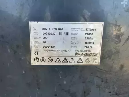Montacargas Eléctrico (4 ruedas) 2014  Jungheinrich EFG430K (7)