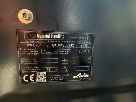 Dieselový VZV 2016  Linde H16D (12)