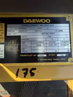 Empilhador a gás 1998  Daewoo G40s (12)