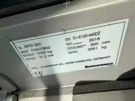 Dieselstapler 2018  Jungheinrich DFG 320 (5)