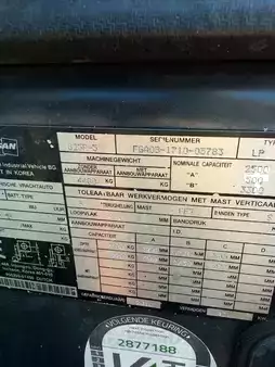 Gázüzemű targoncák 2018  Doosan G25P-5 (13)