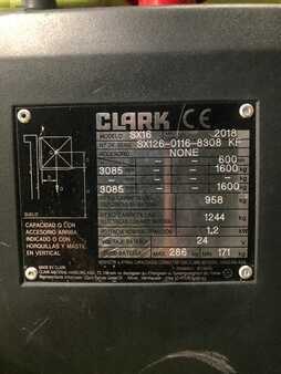 Stacker pedestre 2018  Clark SX16 (5)