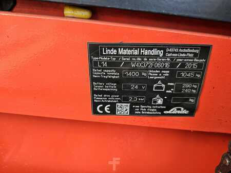 Hochhubwagen 2015  Linde L14 (BR372) (9)