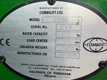 Carretilla de 4 vías 2015  Combilift C3000 -LPG-WIDE POSITIONER-Only 1935 (17)