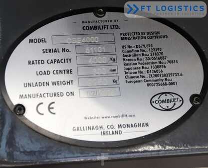 4-Vejs truck 2020  Combilift CBE4000 / TRIPLEX 6450 | FREE-LIFT | SIDE SHIFT | FORK POSITIONER | FULL CABIN (6)