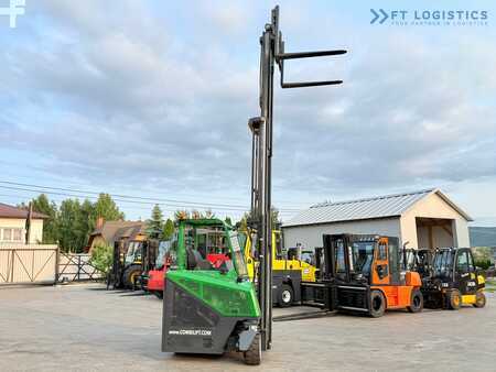 Wózki 4-kierunkowe 2017  Combilift C4000CB / TRIPLEX - 5200MM / LPG / FREE LIFT / FORK POSITIONER / FORK SIDESHIFT / HEIGHT 2450MM / LIKE NEW (34)