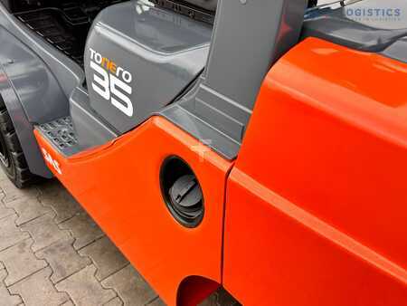 Chariots élévateurs diesel 2015  Toyota 52-8FDJF35 / DIESEL / 2016 / ONLY 2,096 HOURS / DUPLEX MAST / LIKE NEW (10)