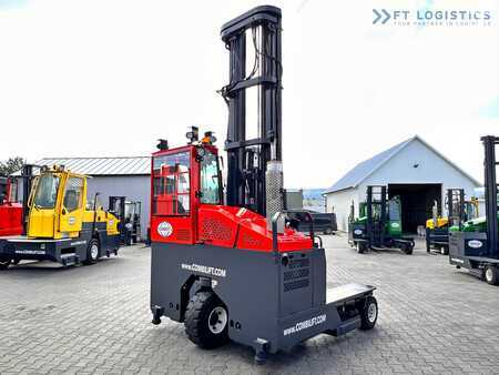 Čtyřcestný vysokozdvižný vozík 2017  Combilift C4000 / TRIPLEX / 9300MM / FREE LIFT / FORK POSITIONER / GAS / CABIN / LIKE NEW (8)