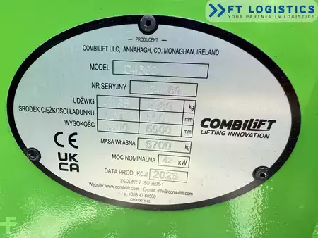 Wózki 4-kierunkowe 2026  Combilift C4500 | GAS | TRIPLEX 5952 MM | WIDE FORK POSITIONER | FREE LIFT | FULL CABIN | NEW (10)
