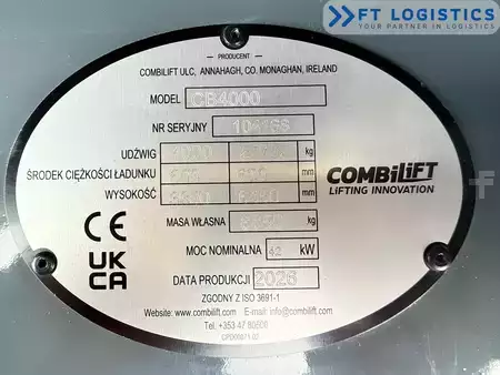 Čtyřcestný vysokozdvižný vozík 2026  Combilift CB4000 | GAS | TRIPLEX 6450 | FORK POSITIONER | SIDE SHIFT | NEW ONE (13)