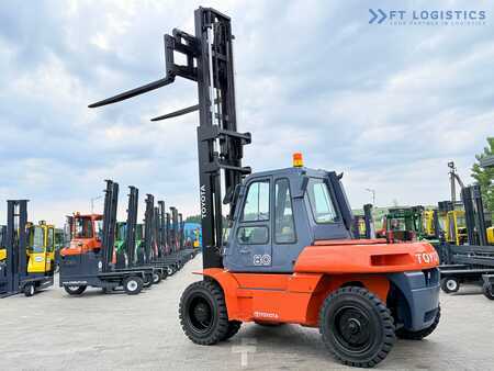 Diesel heftrucks 2007  Toyota 60-5FD80 / DIESEL / DUPLEX - 4500MM / NEW TYRES / HEATED CABIN / 8 TON / UDT / EXCELLENT CONDITION (32)