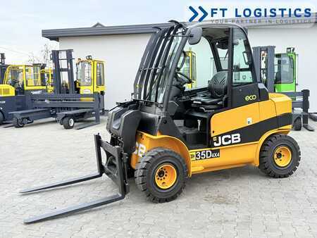 Teleskopstapler-Starr 2016  JCB TLT 35D 4X4 | DIESEL | 4550MM | TELESCOPIC MAST | CABIN | FORK-POSITIONER | SIDE-SHIFT | NEW-TIRES (1)