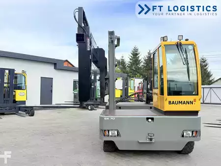 Wózki widłowy boczny 2009  Baumann SIDELOADER FORKLIFT | BAUMANN GX 70.50 / 14-11.5 45 | DIESEL | DUPLEX MAST 4500 MM | HYDRAULIC TRAVERSING FORKS 14,000 MM | NEW TIRES | FULLY SERVICED | EXCELLENT CONDITION (21)
