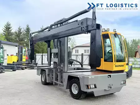Wózki widłowy boczny 2009  Baumann SIDELOADER FORKLIFT | BAUMANN GX 70.50 / 14-11.5 45 | DIESEL | DUPLEX MAST 4500 MM | HYDRAULIC TRAVERSING FORKS 14,000 MM | NEW TIRES | FULLY SERVICED | EXCELLENT CONDITION (22)
