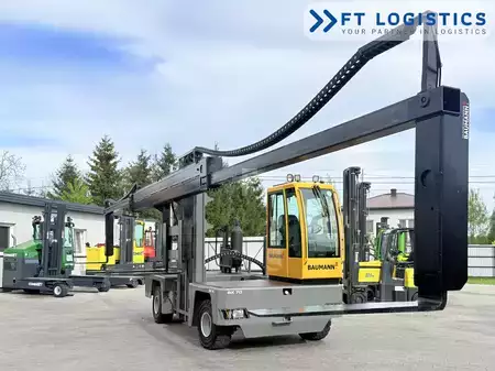 Wózki widłowy boczny 2009  Baumann SIDELOADER FORKLIFT | BAUMANN GX 70.50 / 14-11.5 45 | DIESEL | DUPLEX MAST 4500 MM | HYDRAULIC TRAVERSING FORKS 14,000 MM | NEW TIRES | FULLY SERVICED | EXCELLENT CONDITION (28)