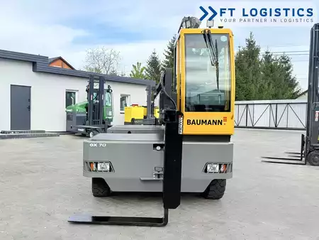 Wózki widłowy boczny 2009  Baumann SIDELOADER FORKLIFT | BAUMANN GX 70.50 / 14-11.5 45 | DIESEL | DUPLEX MAST 4500 MM | HYDRAULIC TRAVERSING FORKS 14,000 MM | NEW TIRES | FULLY SERVICED | EXCELLENT CONDITION (3)