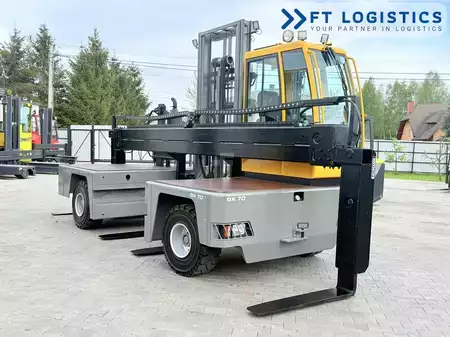 Wózki widłowy boczny 2009  Baumann SIDELOADER FORKLIFT | BAUMANN GX 70.50 / 14-11.5 45 | DIESEL | DUPLEX MAST 4500 MM | HYDRAULIC TRAVERSING FORKS 14,000 MM | NEW TIRES | FULLY SERVICED | EXCELLENT CONDITION (4)