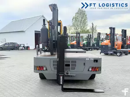 Wózki widłowy boczny 2009  Baumann SIDELOADER FORKLIFT | BAUMANN GX 70.50 / 14-11.5 45 | DIESEL | DUPLEX MAST 4500 MM | HYDRAULIC TRAVERSING FORKS 14,000 MM | NEW TIRES | FULLY SERVICED | EXCELLENT CONDITION (8)