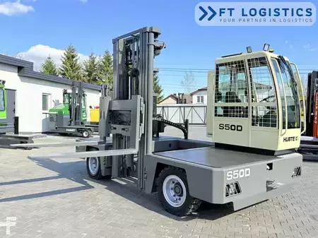 Carretilla de carga lateral 2008  HUBTEX S50D | TRIPLEX 6300 | DIESEL | FREE-LIFT | PLATFORM 1600MM | HEIGHT-ADJUSTABLE FORK (22)