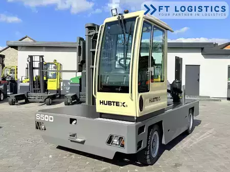 Carretilla de carga lateral 2008  HUBTEX S50D | TRIPLEX 6300 | DIESEL | FREE-LIFT | PLATFORM 1600MM | HEIGHT-ADJUSTABLE FORK (24)