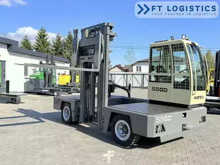 Carretilla de carga lateral 2008  HUBTEX S50D | TRIPLEX 6300 | DIESEL | FREE-LIFT | PLATFORM 1600MM | HEIGHT-ADJUSTABLE FORK (1)