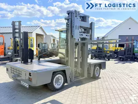 Carretilla de carga lateral 2008  HUBTEX S50D | TRIPLEX 6300 | DIESEL | FREE-LIFT | PLATFORM 1600MM | HEIGHT-ADJUSTABLE FORK (28)