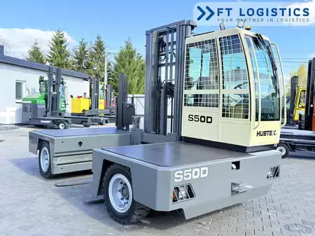 Carretilla de carga lateral 2008  HUBTEX S50D | TRIPLEX 6300 | DIESEL | FREE-LIFT | PLATFORM 1600MM | HEIGHT-ADJUSTABLE FORK (3)
