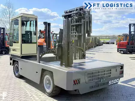 Carretilla de carga lateral 2008  HUBTEX S50D | TRIPLEX 6300 | DIESEL | FREE-LIFT | PLATFORM 1600MM | HEIGHT-ADJUSTABLE FORK (30)