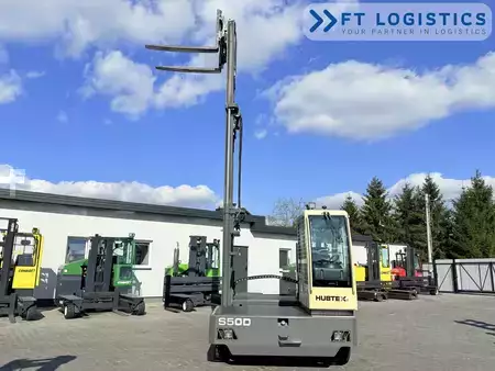 Carretilla de carga lateral 2008  HUBTEX S50D | TRIPLEX 6300 | DIESEL | FREE-LIFT | PLATFORM 1600MM | HEIGHT-ADJUSTABLE FORK (34)