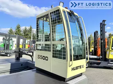 Carretilla de carga lateral 2008  HUBTEX S50D | TRIPLEX 6300 | DIESEL | FREE-LIFT | PLATFORM 1600MM | HEIGHT-ADJUSTABLE FORK (37)