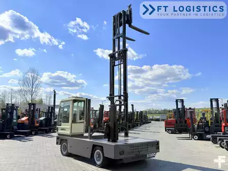 Carretilla de carga lateral 2008  HUBTEX S50D | TRIPLEX 6300 | DIESEL | FREE-LIFT | PLATFORM 1600MM | HEIGHT-ADJUSTABLE FORK (38)