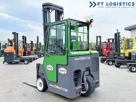 Čtyřcestný vysokozdvižný vozík 2012  Combilift CB4000 | GAS | TRIPLEX 6800 | FREE-LIFT | FORK-POSITIONER | SIDE-SHIFT | FULL CABIN | NEW TIRES (10)