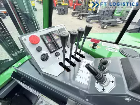 Čtyřcestný vysokozdvižný vozík 2012  Combilift CB4000 | GAS | TRIPLEX 6800 | FREE-LIFT | FORK-POSITIONER | SIDE-SHIFT | FULL CABIN | NEW TIRES (18)