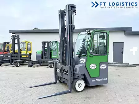Čtyřcestný vysokozdvižný vozík 2012  Combilift CB4000 | GAS | TRIPLEX 6800 | FREE-LIFT | FORK-POSITIONER | SIDE-SHIFT | FULL CABIN | NEW TIRES (2)