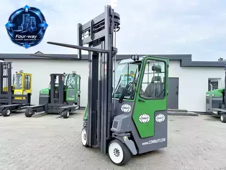 Čtyřcestný vysokozdvižný vozík 2012  Combilift CB4000 | GAS | TRIPLEX 6800 | FREE-LIFT | FORK-POSITIONER | SIDE-SHIFT | FULL CABIN | NEW TIRES (25)
