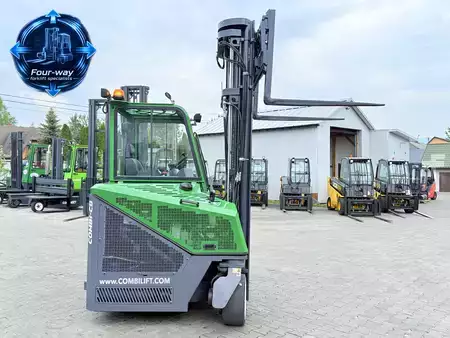 Čtyřcestný vysokozdvižný vozík 2012  Combilift CB4000 | GAS | TRIPLEX 6800 | FREE-LIFT | FORK-POSITIONER | SIDE-SHIFT | FULL CABIN | NEW TIRES (28)