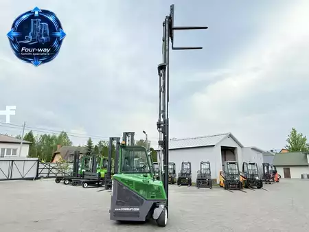 Čtyřcestný vysokozdvižný vozík 2012  Combilift CB4000 | GAS | TRIPLEX 6800 | FREE-LIFT | FORK-POSITIONER | SIDE-SHIFT | FULL CABIN | NEW TIRES (37)