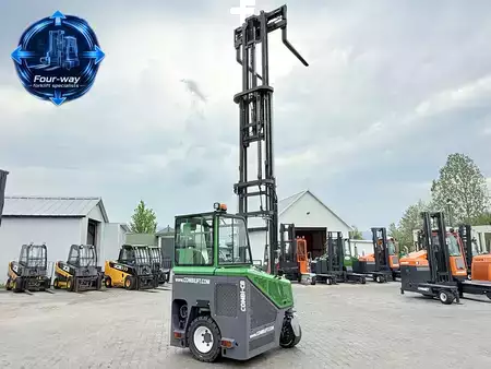 Čtyřcestný vysokozdvižný vozík 2012  Combilift CB4000 | GAS | TRIPLEX 6800 | FREE-LIFT | FORK-POSITIONER | SIDE-SHIFT | FULL CABIN | NEW TIRES (38)