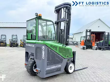 Čtyřcestný vysokozdvižný vozík 2012  Combilift CB4000 | GAS | TRIPLEX 6800 | FREE-LIFT | FORK-POSITIONER | SIDE-SHIFT | FULL CABIN | NEW TIRES (7)