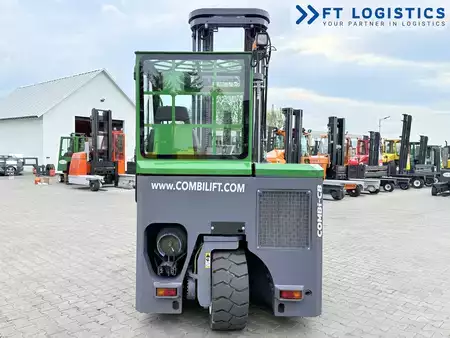 Čtyřcestný vysokozdvižný vozík 2012  Combilift CB4000 | GAS | TRIPLEX 6800 | FREE-LIFT | FORK-POSITIONER | SIDE-SHIFT | FULL CABIN | NEW TIRES (9)