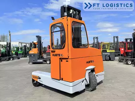 Four-way trucks 2012  HUBTEX DQ40D | DIESEL | TRIPLEX 6500MM | FORK-POSITIONER | FREE-LIFT | FULL CABIN (10)