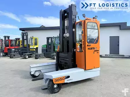Four-way trucks 2012  HUBTEX DQ40D | DIESEL | TRIPLEX 6500MM | FORK-POSITIONER | FREE-LIFT | FULL CABIN (2)
